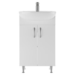 Тумба под раковину Нева 50 см напольная белая (УПП00038142) - фото 6