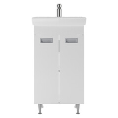 Тумба под раковину Волга 50 см напольная белая (УПП00038109) - фото 6