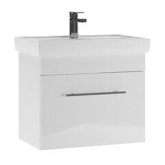 Тумба под раковину Енисей 50 см подвесная белая (УПП00038121) - фото 1