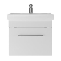 Тумба под раковину Енисей 50 см подвесная белая (УПП00038121) - фото 6