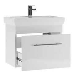 Тумба под раковину Енисей 50 см подвесная белая (УПП00038121) - фото 5