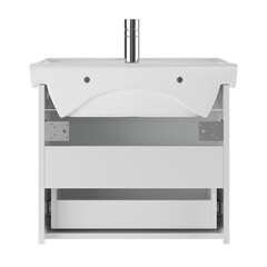 Тумба под раковину Амур 60 см подвесная белая (УПП00039222) - фото 4