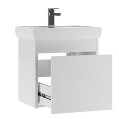 Тумба под раковину Амур 50 см подвесная белая (УПП00039223) - фото 5