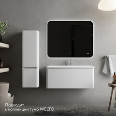 Пенал Raval Welto 33 см подвесной правый белый - фото 7