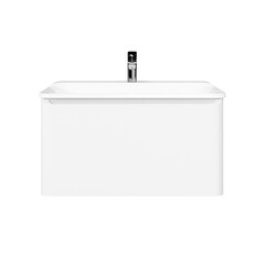 Комплект тумба с раковиной Raval Welto 80 см подвесная белая (Wel.01.80/P/W/RL) - фото 2