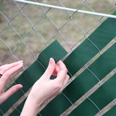 Лента для забора Протэкт 4,8 см х 50 м хаки - фото 4