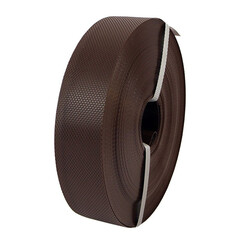 Лента для забора Протэкт 4,8 см х 50 м коричневая - фото 4