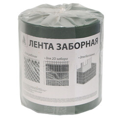 Лента для забора Протэкт 19 см х 25 м хаки - фото 3