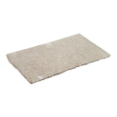 Коврик для ванной серый 100х60 см Fora Fluffy (FOR-COTTON-FLF-60-100GRWH) - фото 2