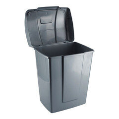 Контейнер для мусора Martika Форте с крышкой 23 л пластик серый - фото 4