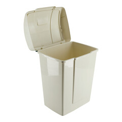 Контейнер для мусора Martika Форте с крышкой 13 л пластик слоновая кость - фото 4