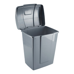 Контейнер для мусора Martika Форте с крышкой 13 л пластик серебристый - фото 4