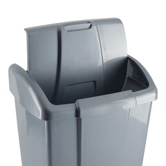 Контейнер для мусора Martika Форте с крышкой 13 л пластик серебристый - фото 2