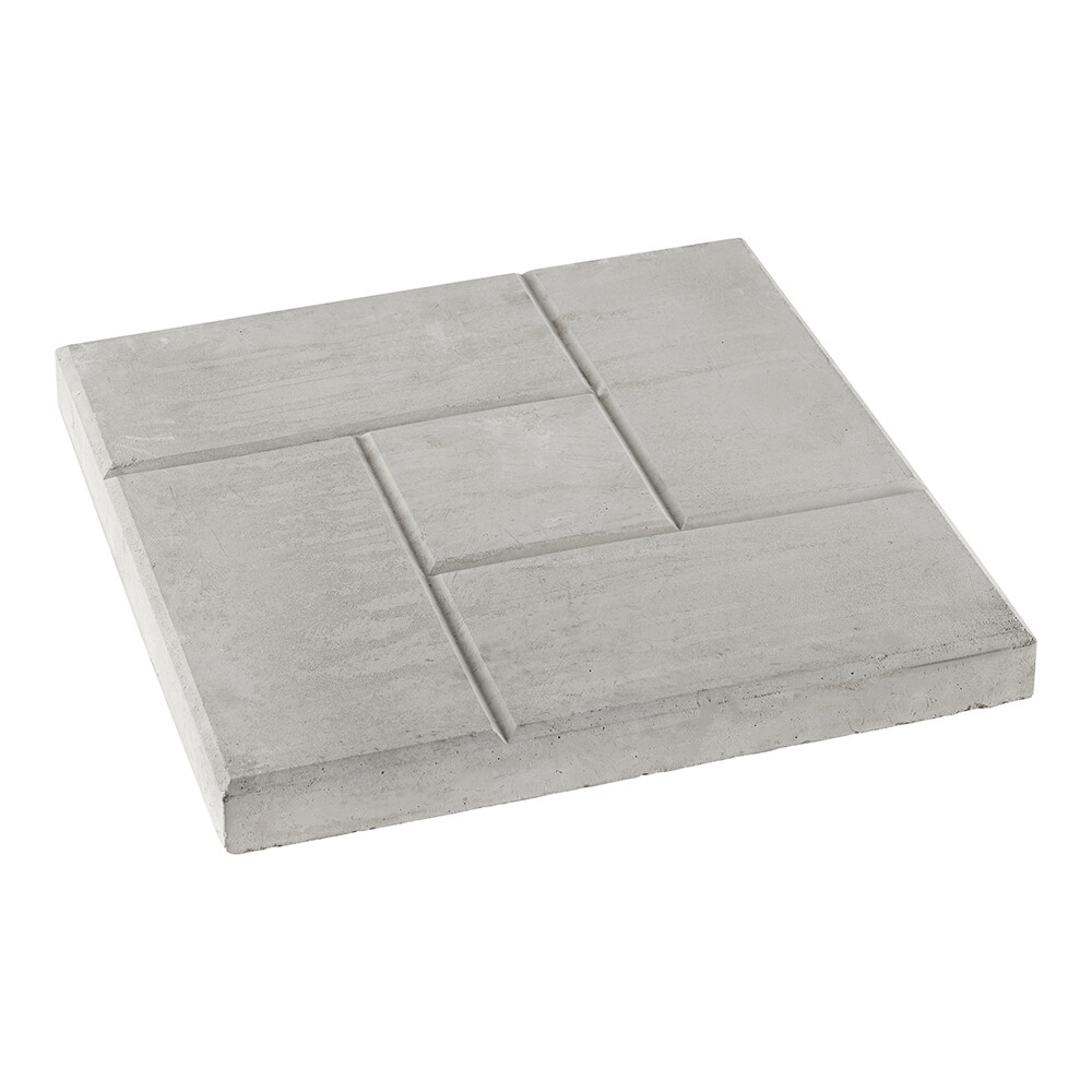 Плитка тротуарная Калифорния 300х300х30 мм серая