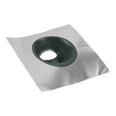 Проходка кровельная КМ 660х660 мм для дымоходов d200-280 мм зеленый силикон - фото 2