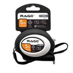 Изображение товара Рулетка Rage by Vira с покрытием soft-touch с автостопом 5 м x 25 мм