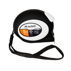 Рулетка Rage by Vira с покрытием soft-touch с автостопом 5 м x 25 мм - фото 2