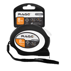 Изображение товара Рулетка Rage by Vira с покрытием soft-touch с автостопом 8 м x 25 мм