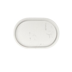 Мыльница для ванной Zenfort Бьянка настольная полирезин белая (107349) - фото 4