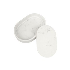 Мыльница для ванной Zenfort Бьянка настольная полирезин белая (107349) - фото 3