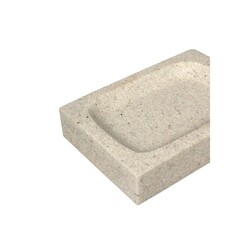 Мыльница для ванной Zenfort Sandy настольная полирезин бежевая (106925) - фото 4