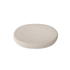 Мыльница для ванной Zenfort Stone настольная керамика белая (106649) - фото 2