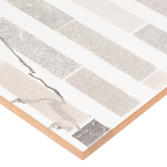 Плитка декор Axima Bonn White серая 600х300х9 мм - фото 5