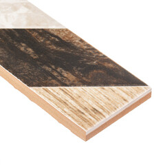 Плитка бордюр Axima Гавана геометрия коричневая 600х50х9 мм - фото 5