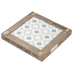 Керамогранит ProGres Lante белый 450х450х8 мм (6 шт.=1,215 кв.м) - фото 2