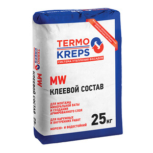 Клей для минеральной ваты Крепс Термо MW 25 кг — купить в Санкт ...