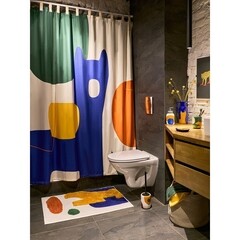 Стакан для ванной Moroshka Kira настольный керамика зеленый/белый/оранжевый (945-312-02) - фото 4