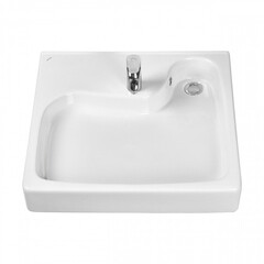 Раковина на стиральную машину Santek Клио с кронштейнами белая (1.WH50.1.780) - фото 7