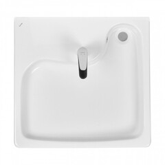 Раковина на стиральную машину Santek Клио с кронштейнами белая (1.WH50.1.780) - фото 8