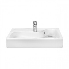 Раковина на стиральную машину Santek Клио с кронштейнами белая (1.WH50.1.780) - фото 6