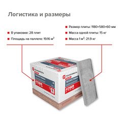 Сэндвич-панель Технониколь Ц-XPS Теплостяжка Мастер 60х580х1180 мм - фото 13