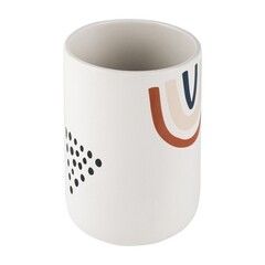 Стакан для ванной Moroshka Reflection настольный керамика белый (924-312-01) - фото 1