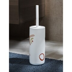 Ершик для унитаза Moroshka Reflection напольный керамика белый (924-309-01) - фото 2