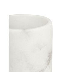 Стакан для ванной Zenfort Бьянка настольный полирезин белый (107350) - фото 3
