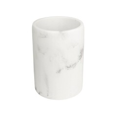 Стакан для ванной Zenfort Бьянка настольный полирезин белый (107350) - фото 1