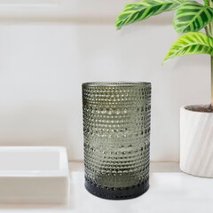 Стакан для ванной Delphinium Рокси настольный стекло зеленый (106153) - фото 2