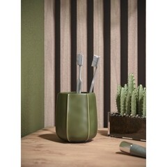 Стакан для ванной Zenfort Агава настольный керамика зеленый (106424) - фото 2