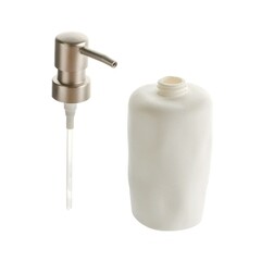 Дозатор для мыла Zenfort Айсберг настольный полирезин белый (107008) - фото 3