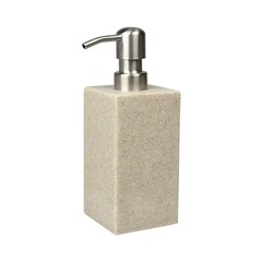 Дозатор для мыла Zenfort Sandy настольный полирезин бежевый (106923) - фото 1