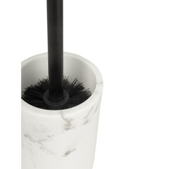 Ершик для унитаза Zenfort Бьянка напольный полирезин белый (107347) - фото 3