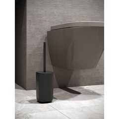 Ершик для унитаза Zenfort Mystery напольный пластик черный (106611) - фото 2