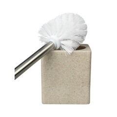 Ершик для унитаза Zenfort Sandy напольный полирезин бежевый (106924) - фото 4