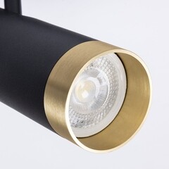 Трековый светильник однофазный Arte Lamp Topic 35 Вт GU10 1 кв.м черный (A2356PL-1BK) - фото 4