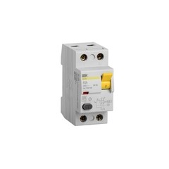 Изображение товара УЗО IEK ВД1-63 40А 1P+N тип AC 100 мА 4,5 кА (MDV10-2-040-100)