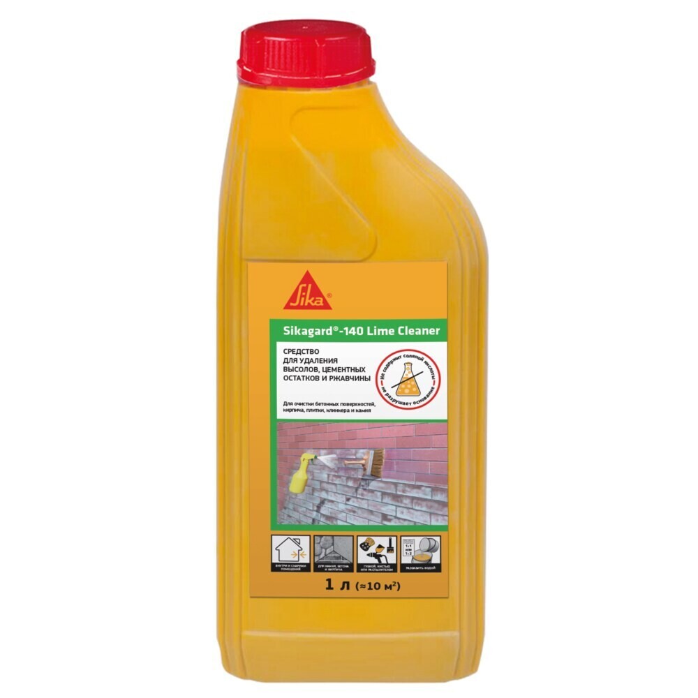 Изображение товара Средство для удаления высолов Sika Sikagard-140Lime Cleaner концентрат 1:2 1 л