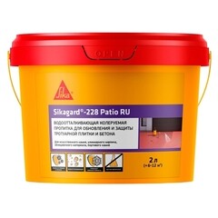 Пропитка защитная для тротуарной плитки и бетона Sika Sikagard-228 Patio гидрофобная 2 л - фото 1